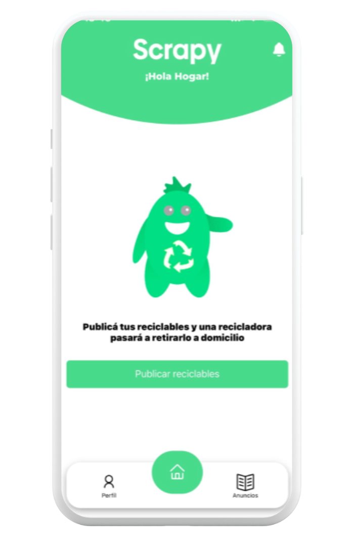 App Scrapy en smartphone