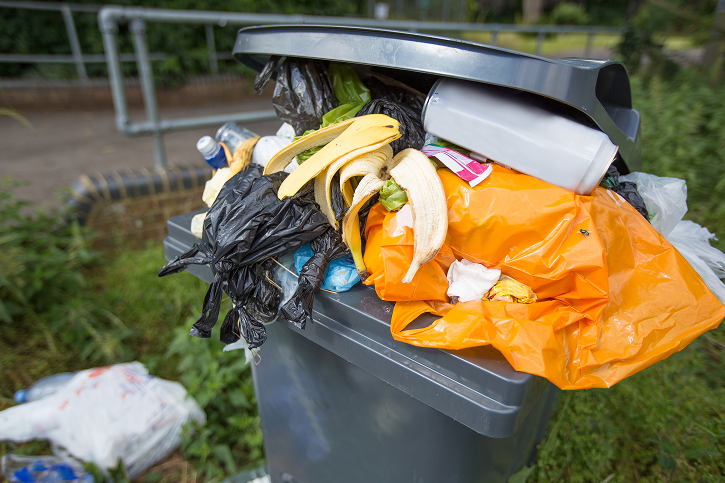 Pérdida de materiales reciclables que terminan en la basura